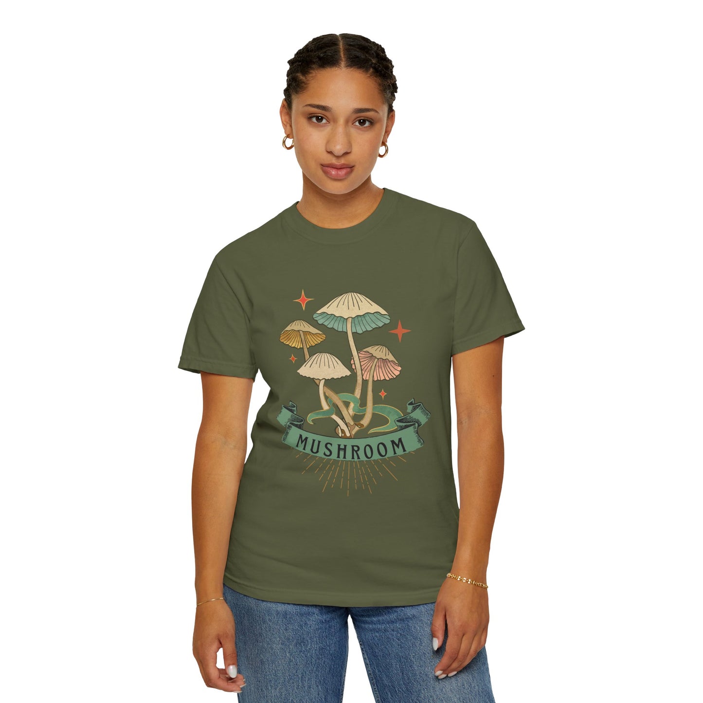 Mushroom Magic T-Shirt, Nature Lover Gift, Unisex Tee, Eco-Friendly Clothing, Summer Style, Festival Outfit