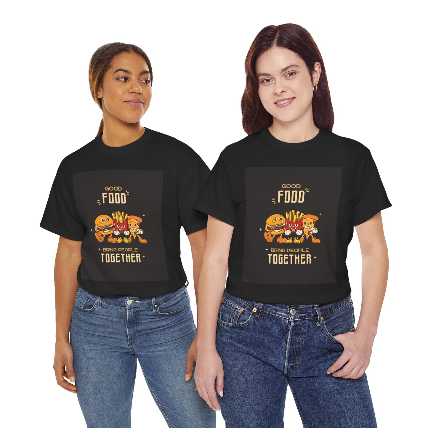 Good Food Unisex Tee | Fun Foodie Shirt, Gift for Food Lovers, Casual Wear, Kitchen Humor, BBQ Party