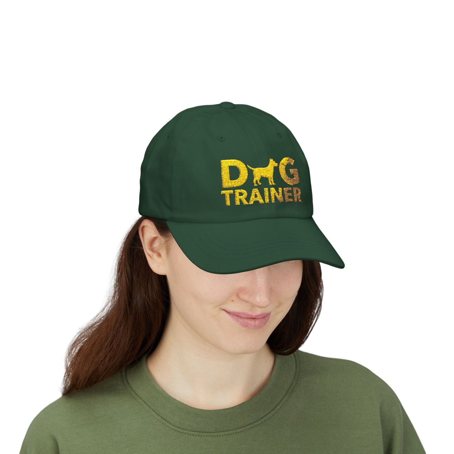 Dog Trainer Classic Dad Cap, Golden Embroidery Design, Pet Trainer Gift, Casual Wear