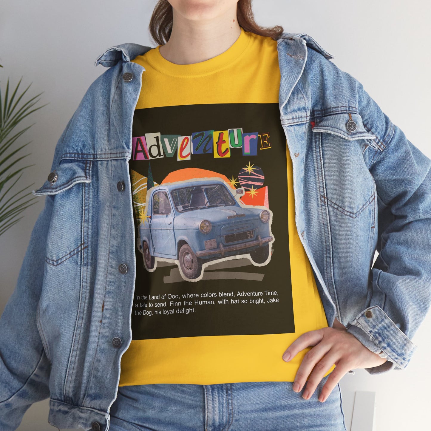 Adventure-Themed Unisex Cotton Tee, Retro Car Graphic Tee, Travel T-Shirt, Gift for Adventurers, Vintage Exploration Top