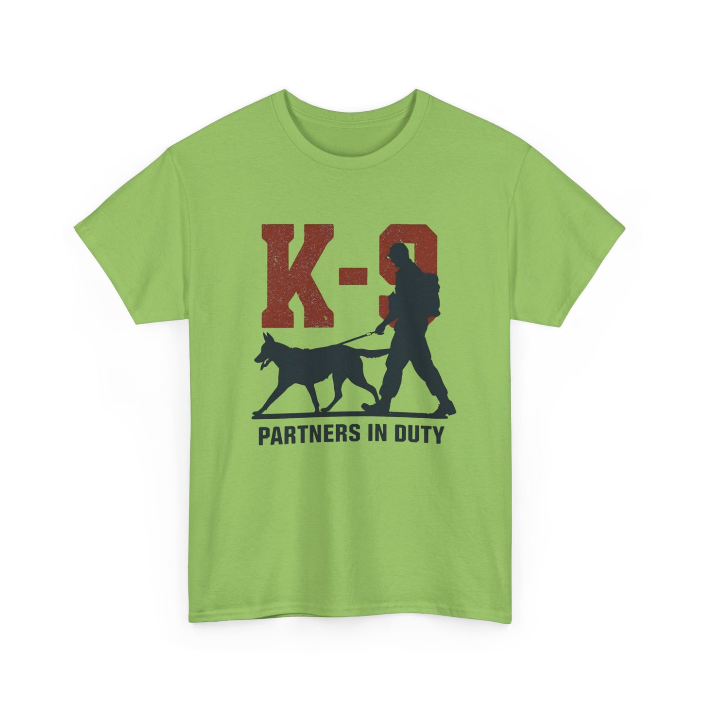 K-9 Partners in Duty Tee, Dog Handler T-Shirt, Dog Lover Tee, Police Dog Apparel, Dog Owner T-Shirt