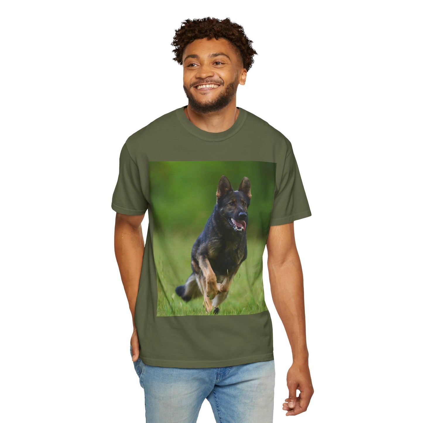 Unisex German Shepherd Lover T-Shirt – Nature Inspired, Perfect for Pet Owners