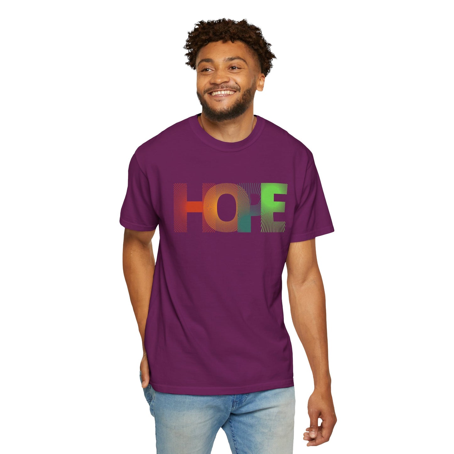 Hope Graphic Unisex T-Shirt - Colorful Inspirational Tee, Gift for Hope Enthusiasts, Casual Wear, Positive Vibes, Eco-Friendly Apparel
