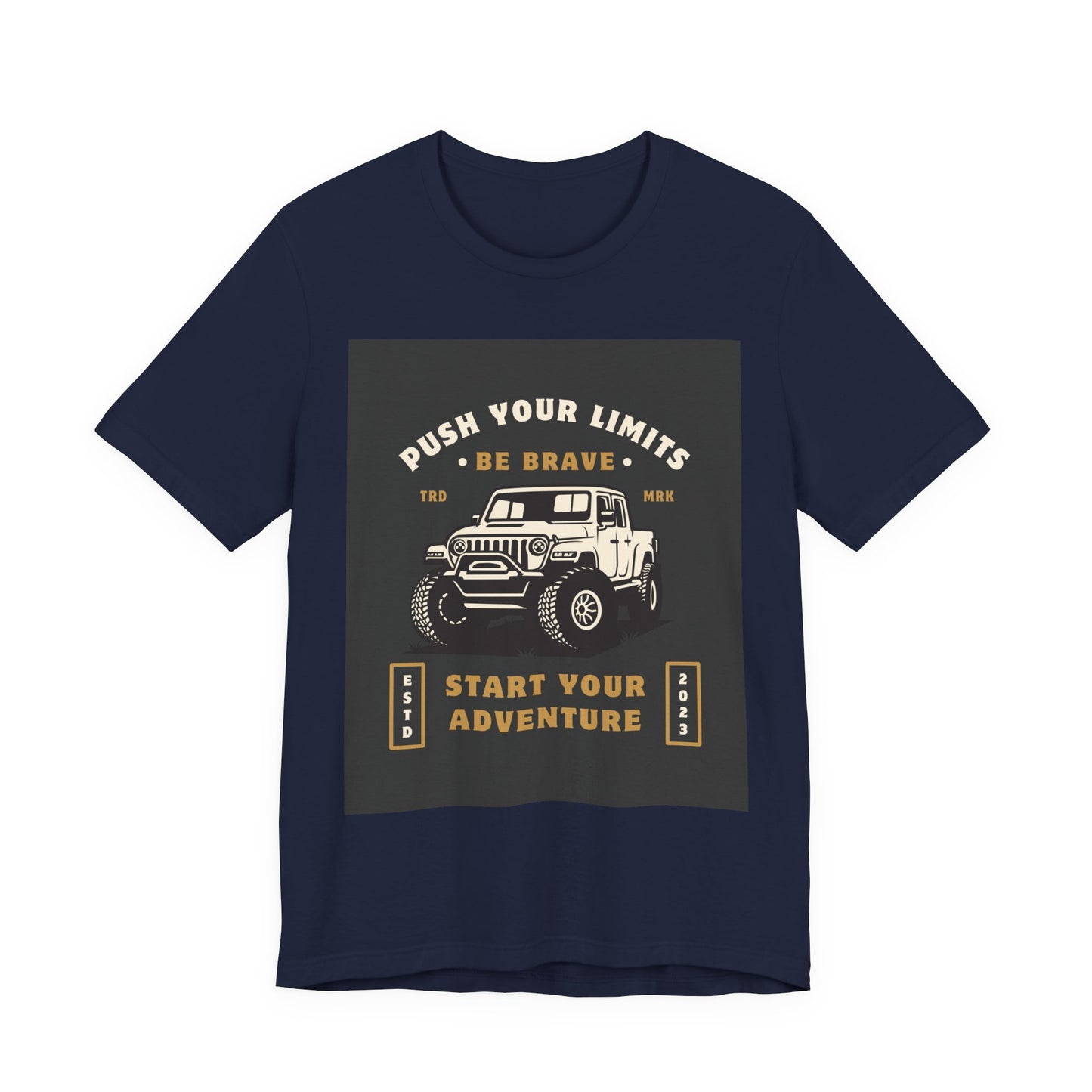 Push Your Limits Adventure-Inspiring Unisex Jersey Tee, Outdoor Shirt, Motivational T-Shirt, Gift for Adventurers, Hiking Apparel, Travel Tee
