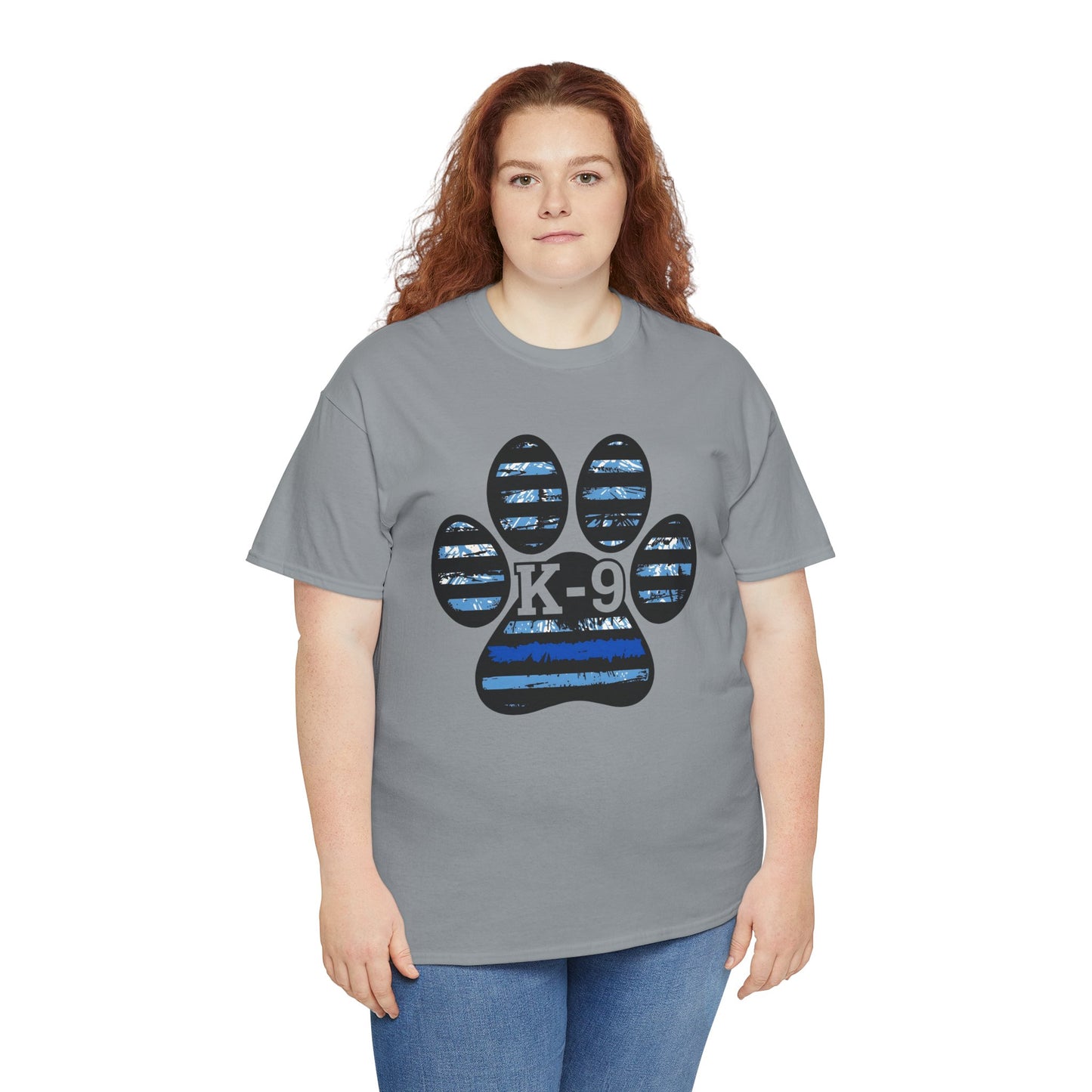 K-9 Paw Print Tee – Unisex Cotton Tee for Dog Lovers, Pet Owners, Animal Rescue Supporters
