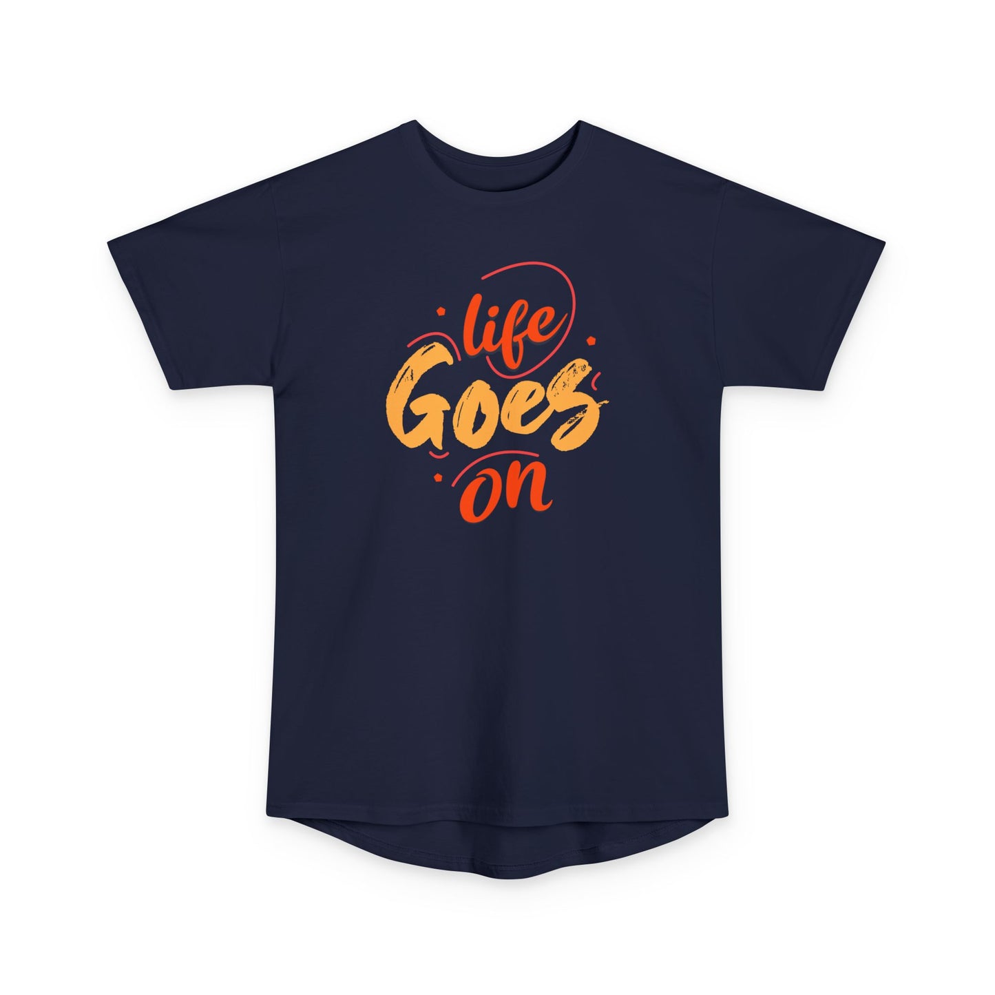 Inspirational Unisex Urban Tee - 'Life Goes On', Casual Streetwear, Gift for Friends, Motivational Outfit, Comfortable Daily Wear