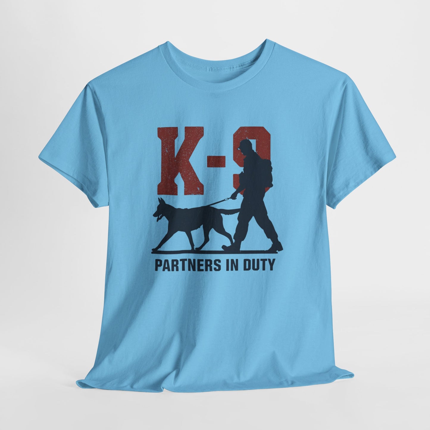 K-9 Partners in Duty Tee, Dog Handler T-Shirt, Dog Lover Tee, Police Dog Apparel, Dog Owner T-Shirt