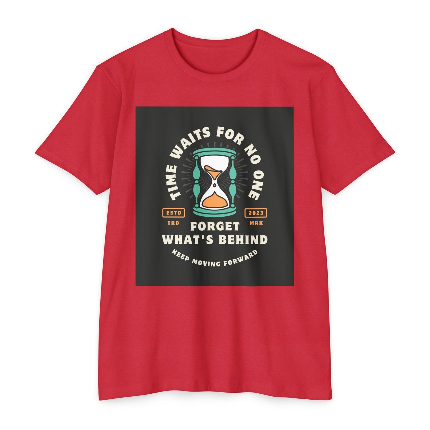 Inspirational Unisex T-Shirt: 'Time Waits for No One' - Motivational Tee, Casual Everyday Wear, Gift for Friends, Positive Message