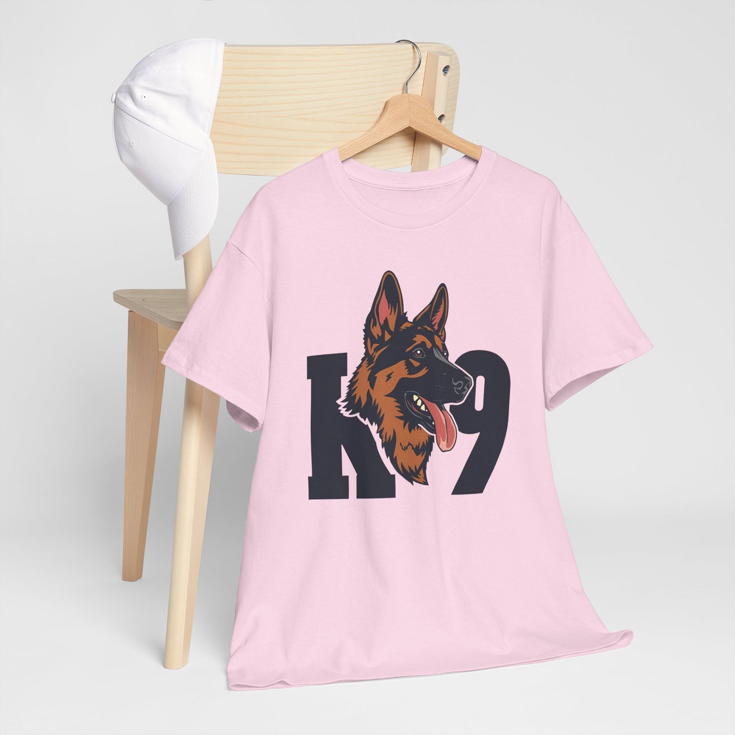 German Shepherd K9 Lover Unisex Heavy Cotton Tee | Dog Owner Gift, Dog Lover Apparel