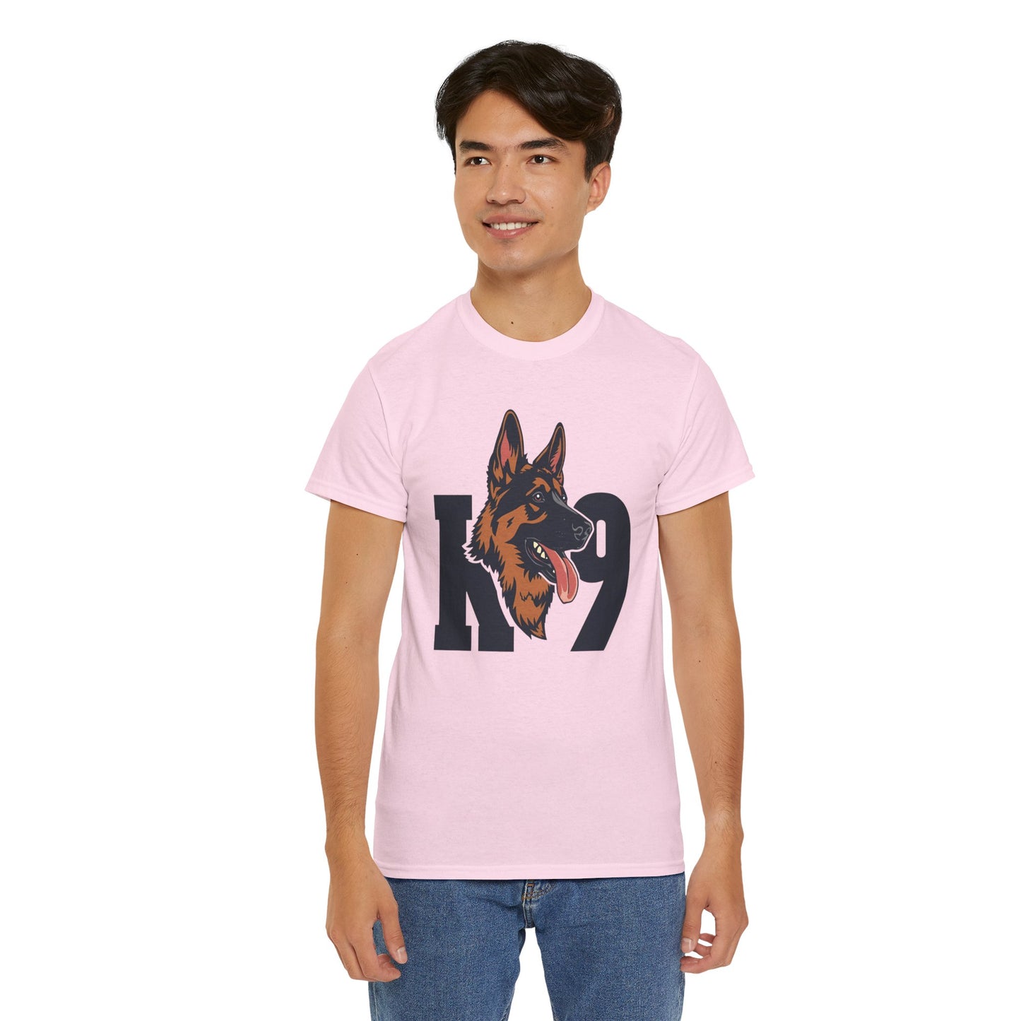 German Shepherd K9 Lover Unisex Heavy Cotton Tee | Dog Owner Gift, Dog Lover Apparel