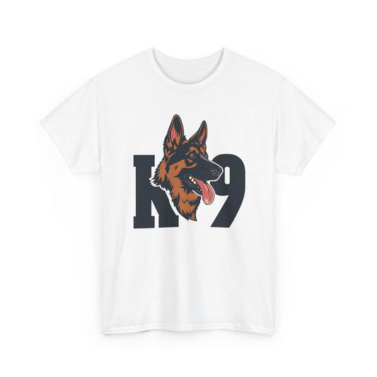 German Shepherd K9 Lover Unisex Heavy Cotton Tee | Dog Owner Gift, Dog Lover Apparel