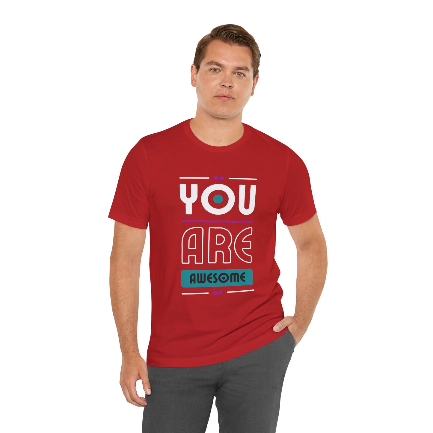You Are Awesome Tee, Unisex Inspirational T-Shirt, Motivational Gift, Casual Wear, Birthday Gift, Summer Outfit
