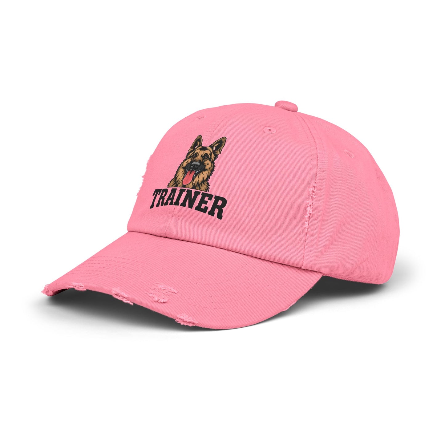 Unisex German Shepherd Trainer Cap, Distressed Hat for Dog Lovers, Perfect Gift for Trainers