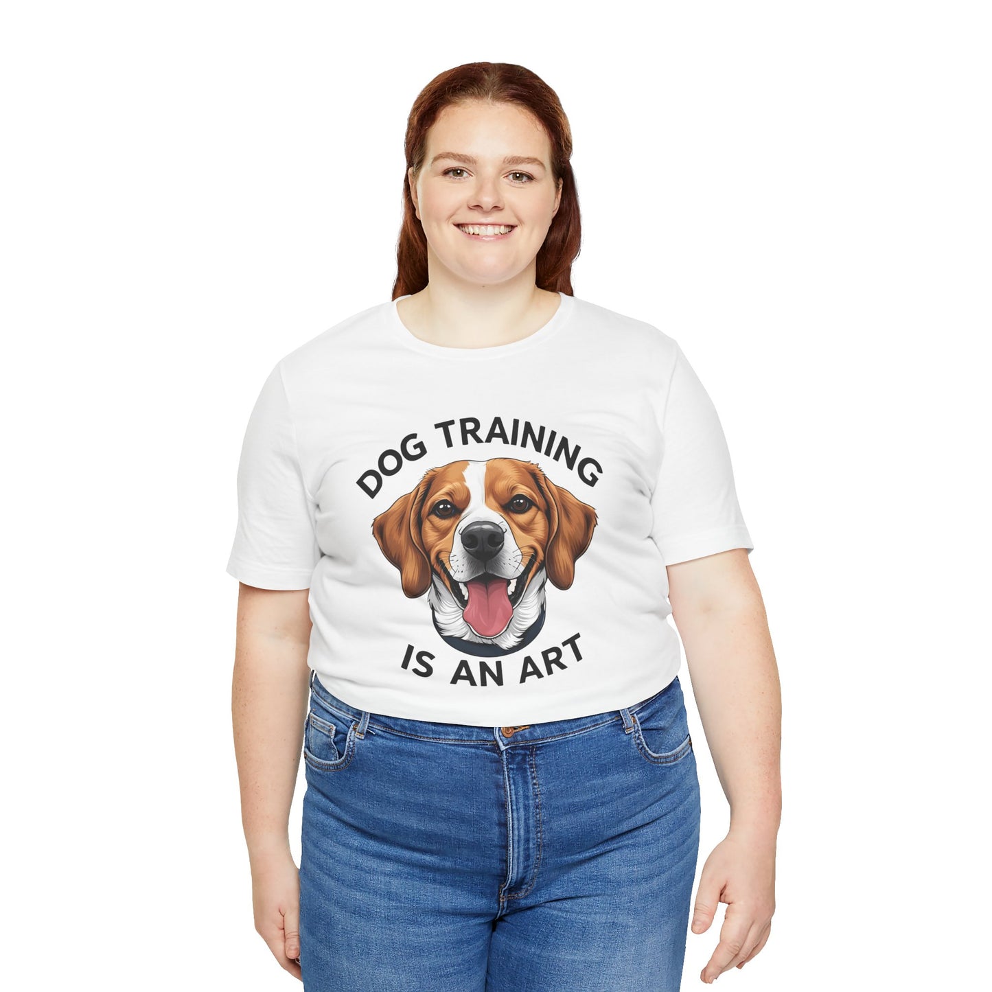 Dog Training is An Art Tee - Unisex Jersey Short Sleeve, Gift for Dog Lovers, Training T-Shirt, Dog Owner Apparel, Cute Canine Shirt