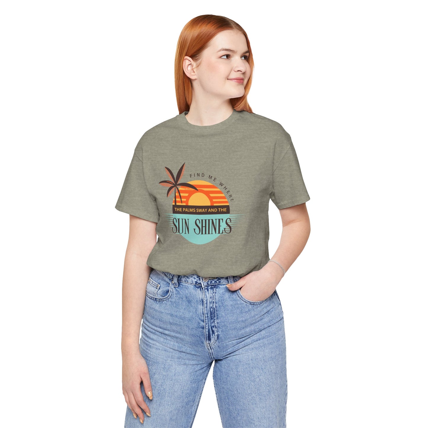 Tropical Vibes Tee - Relaxing Beach Sunset Design for Travelers and Summer Lovers, Perfect Gift for Vacations, Beach Days, and Casual Style