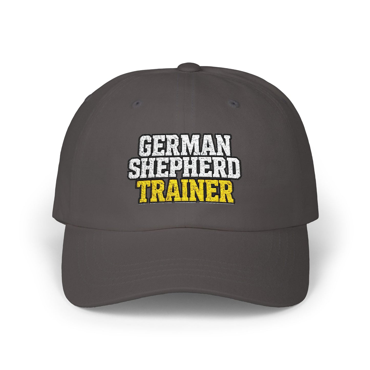 Embroidered German Shepherd Trainer Dad Cap | Perfect Gift for Dog Owners