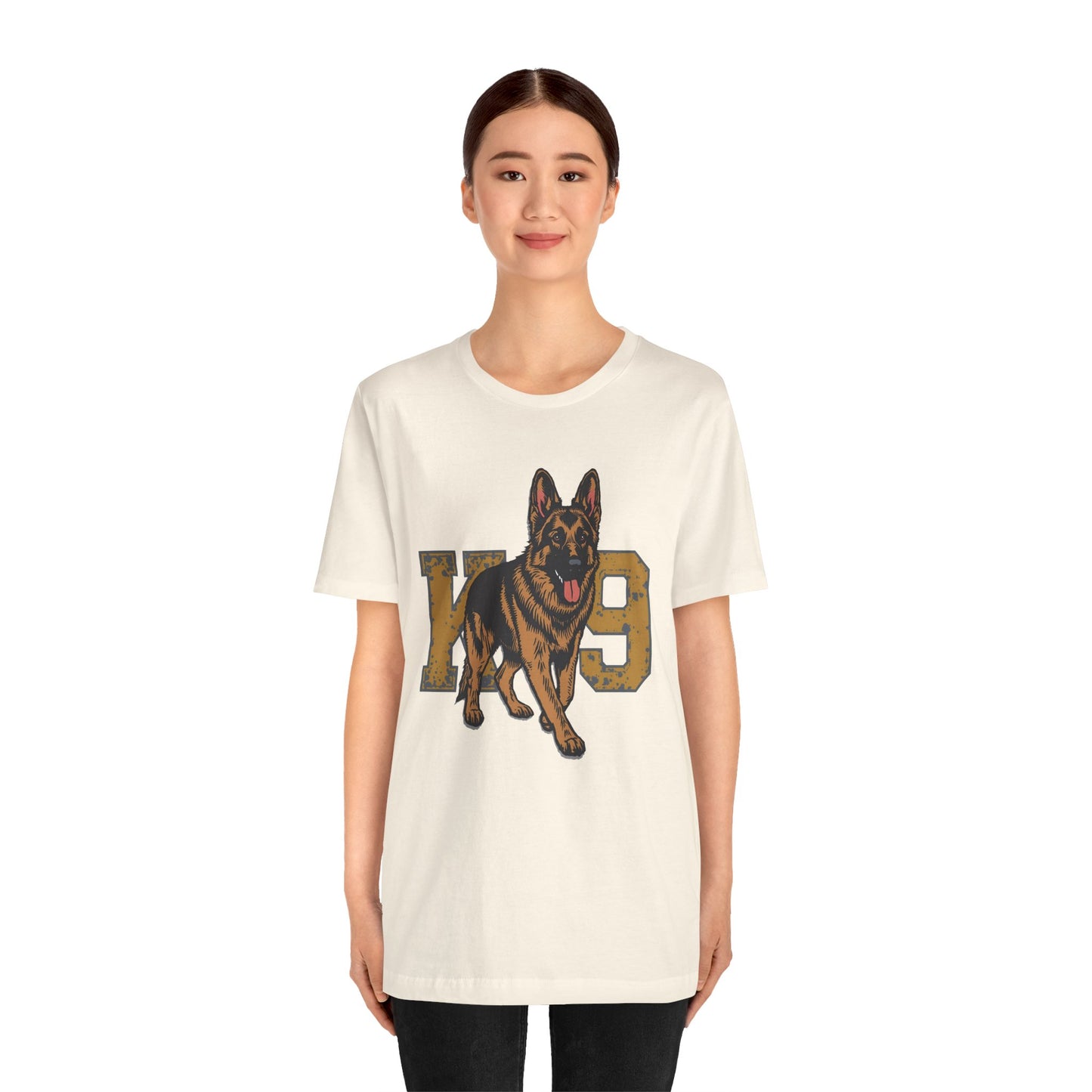 K9 Dog Lover German Shepherd Tee, Pet Owner Gift, Unisex Jersey Shirt