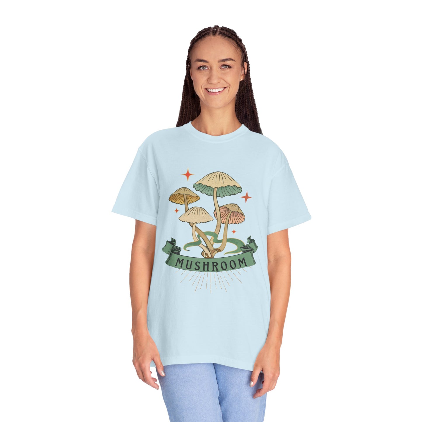 Mushroom Magic T-Shirt, Nature Lover Gift, Unisex Tee, Eco-Friendly Clothing, Summer Style, Festival Outfit