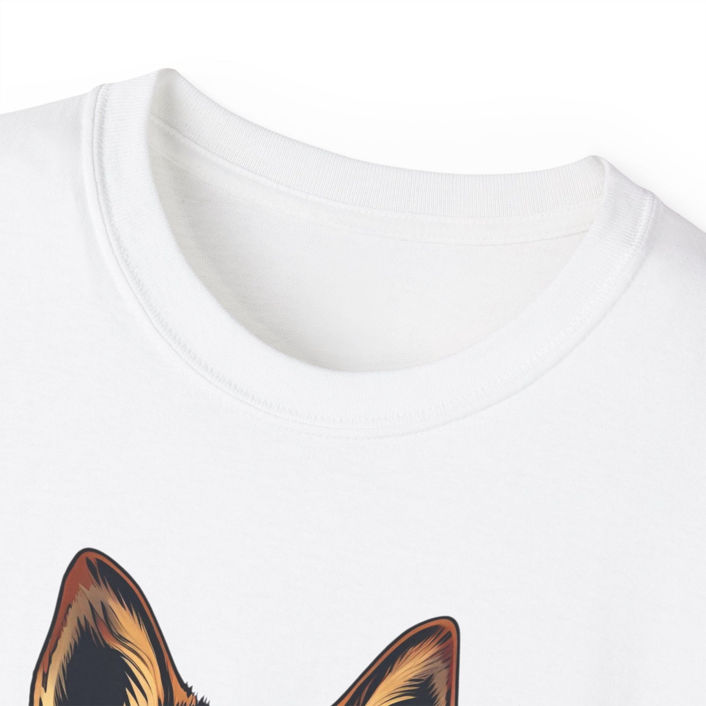 German Shepherd Ultra Cotton Tee, Dog Lover Gift, Retro Design, Pet Owner Shirt, Animal Apparel, Birthday Gift, Casual Wear