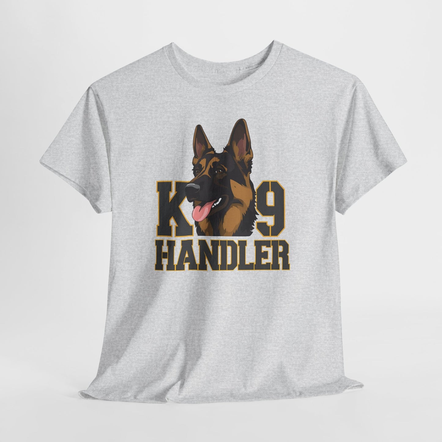 German Shepherd K9 Handler Tee, Perfect for Dog Lovers, Gift for Pet Owners, Unisex Cotton T-Shirt
