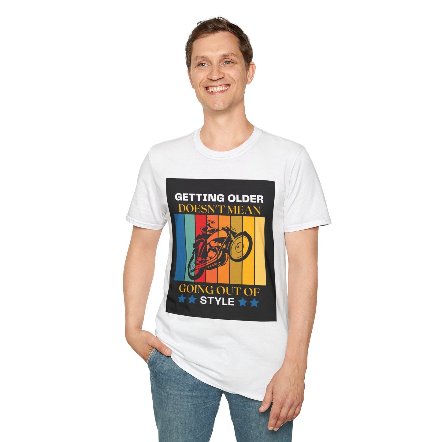 Vintage Motorcycle T-Shirt - Fun Gift for Bikers, Birthday, Unisex Apparel, Casual Wear, Fashion Statement
