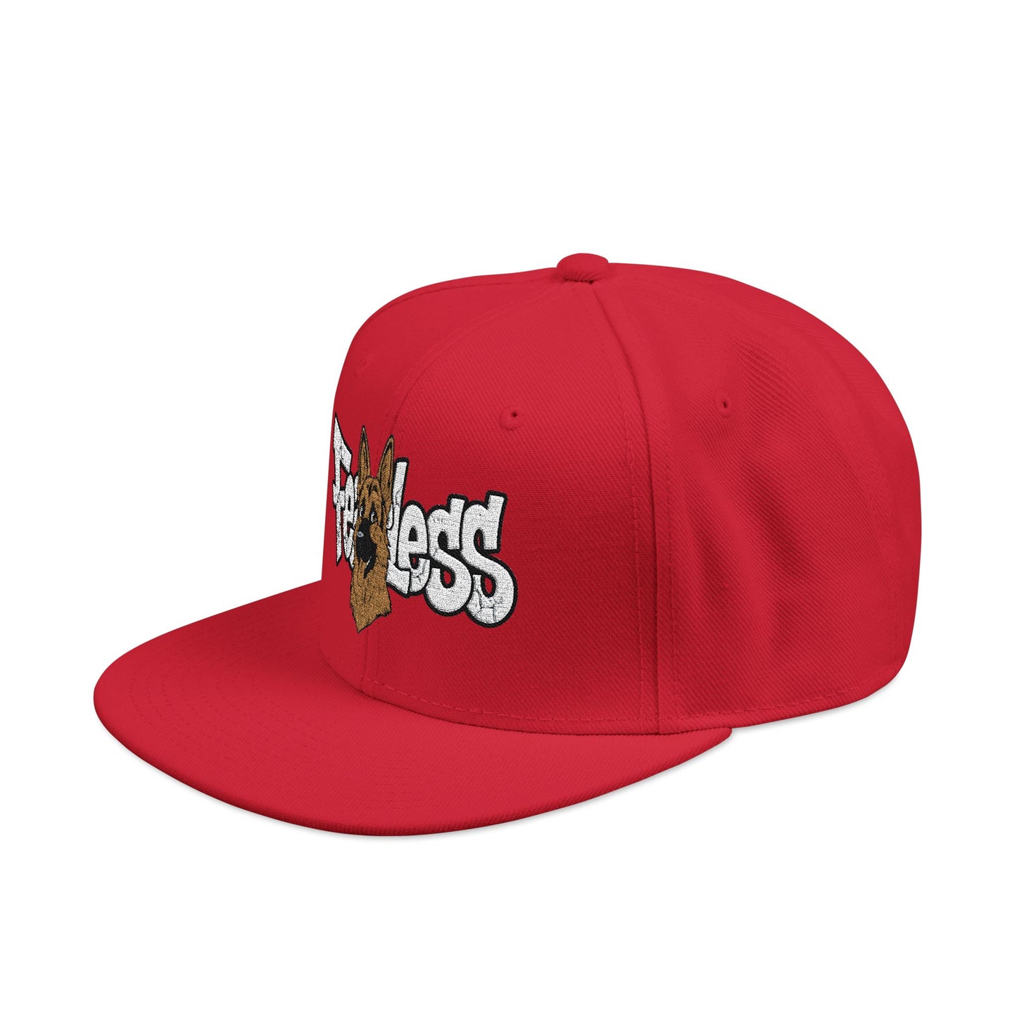 German Shepherd Embroidered Snapback Hat - Fearless