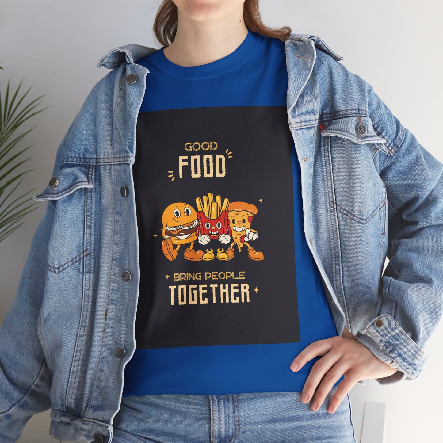 Good Food Unisex Tee | Fun Foodie Shirt, Gift for Food Lovers, Casual Wear, Kitchen Humor, BBQ Party