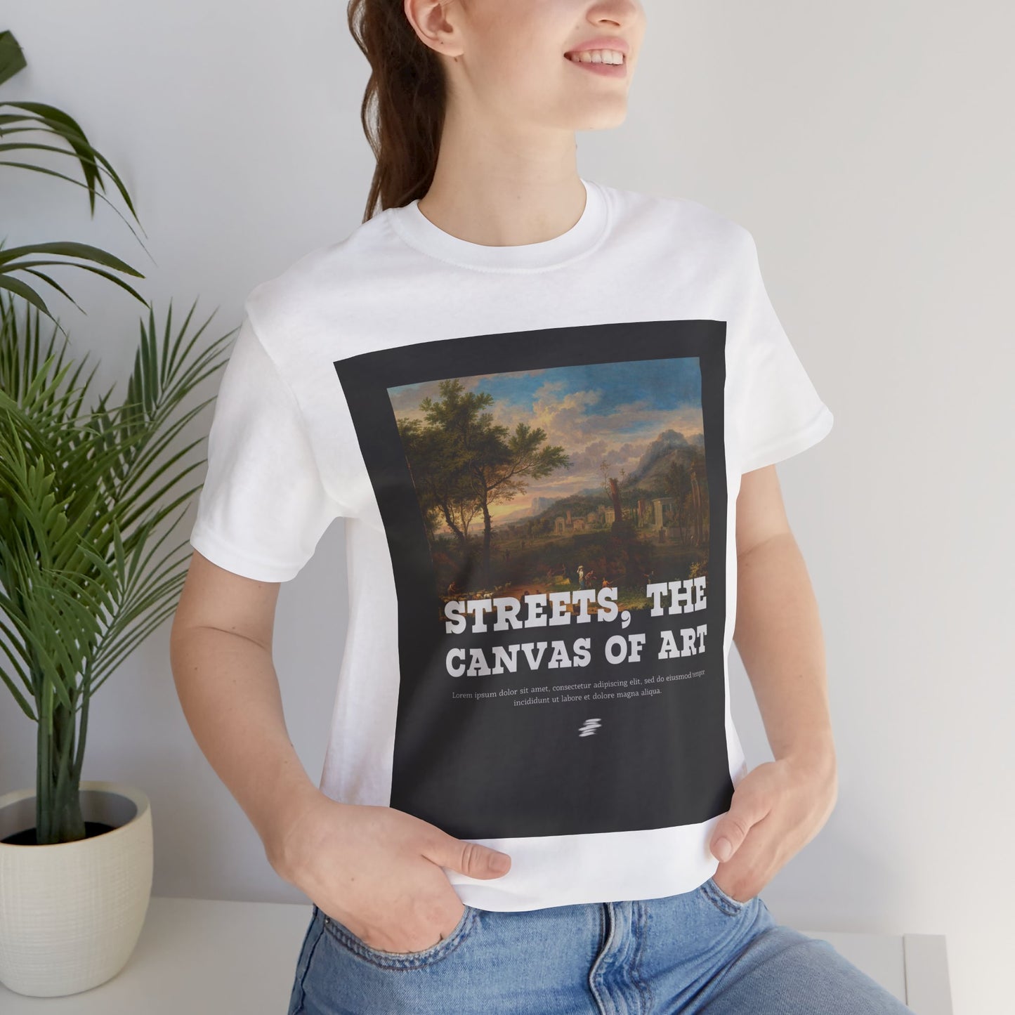 Artistic Graphic Tee - Streets, the Canvas of Art | Unisex Short Sleeve Shirt, Gift for Artists, Art Lovers, Casual Wear, Unique Gifts