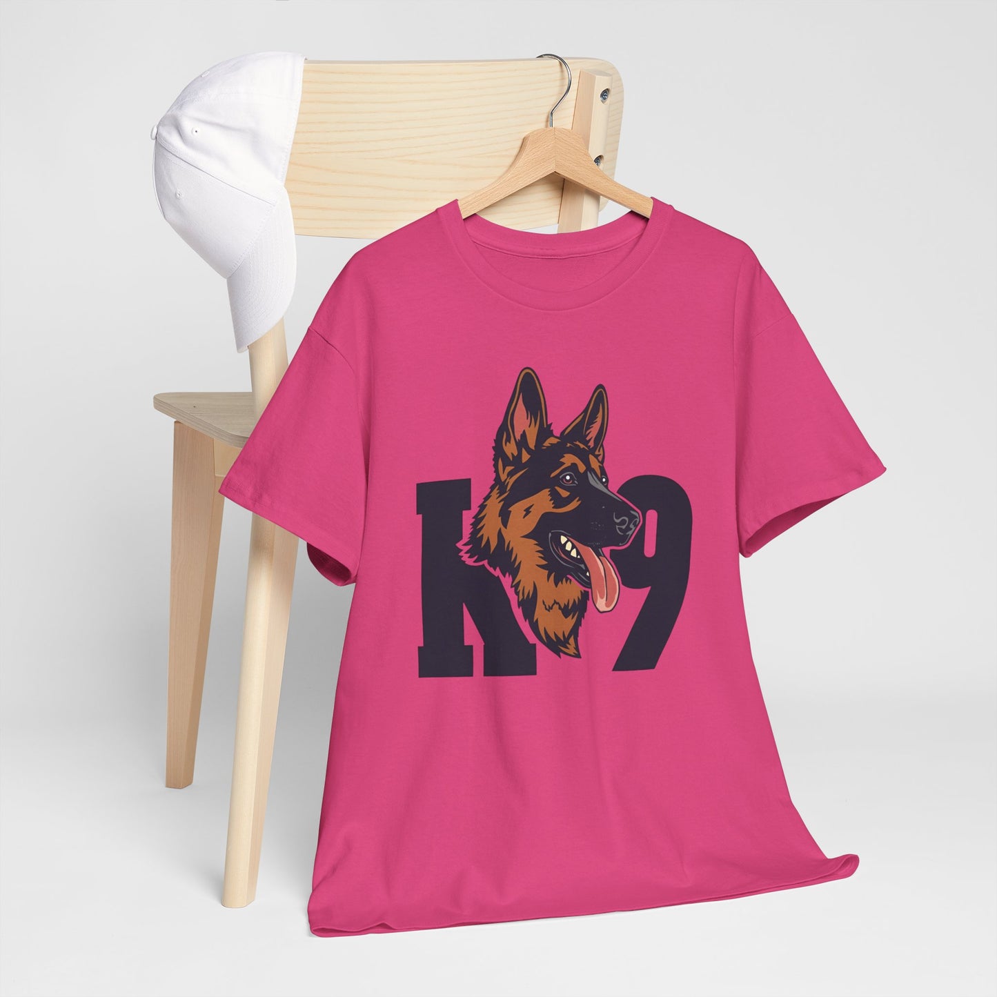 German Shepherd K9 Lover Unisex Heavy Cotton Tee | Dog Owner Gift, Dog Lover Apparel