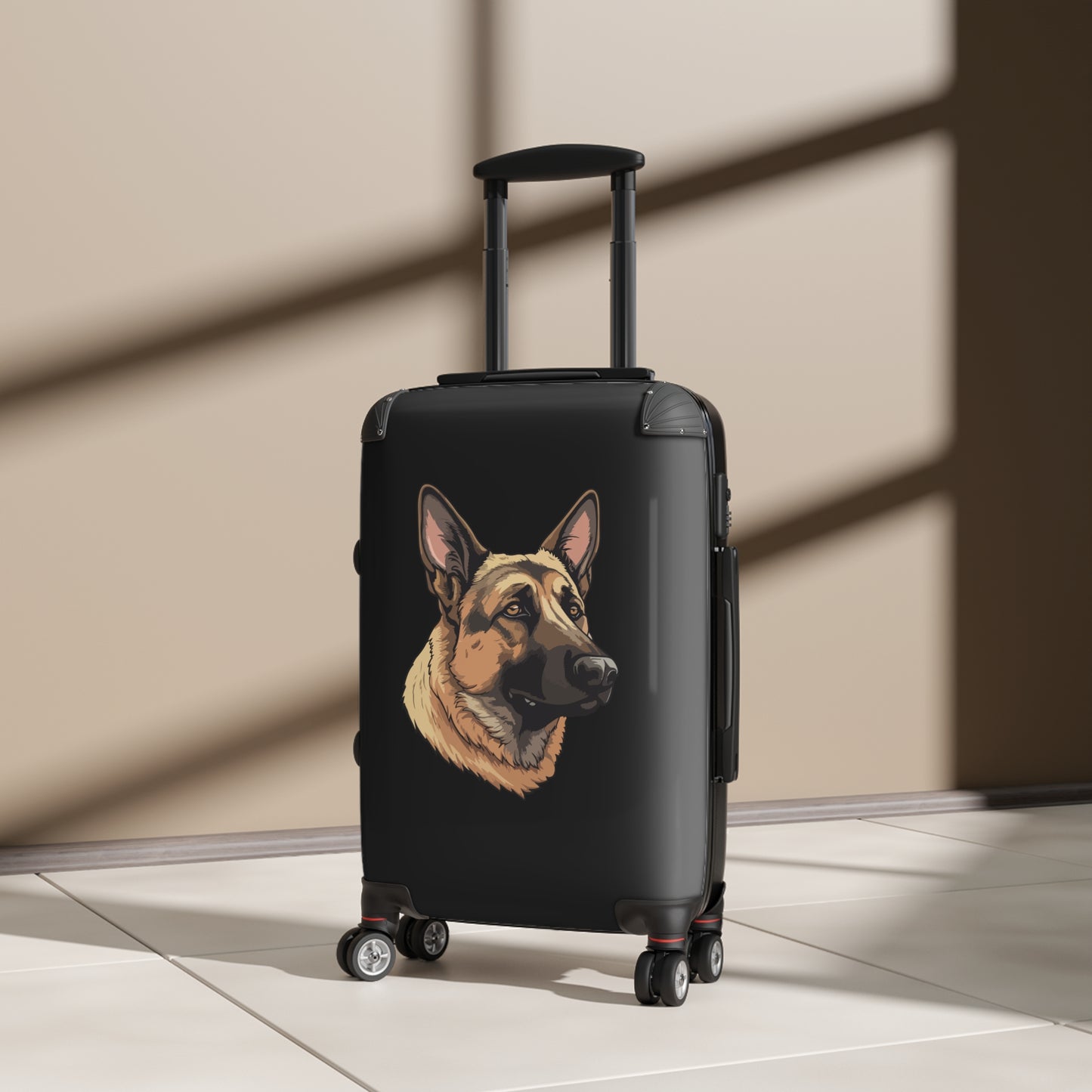German Shepherd Art Carry-On Suitcase - Stylish Pet Lover Travel Luggage