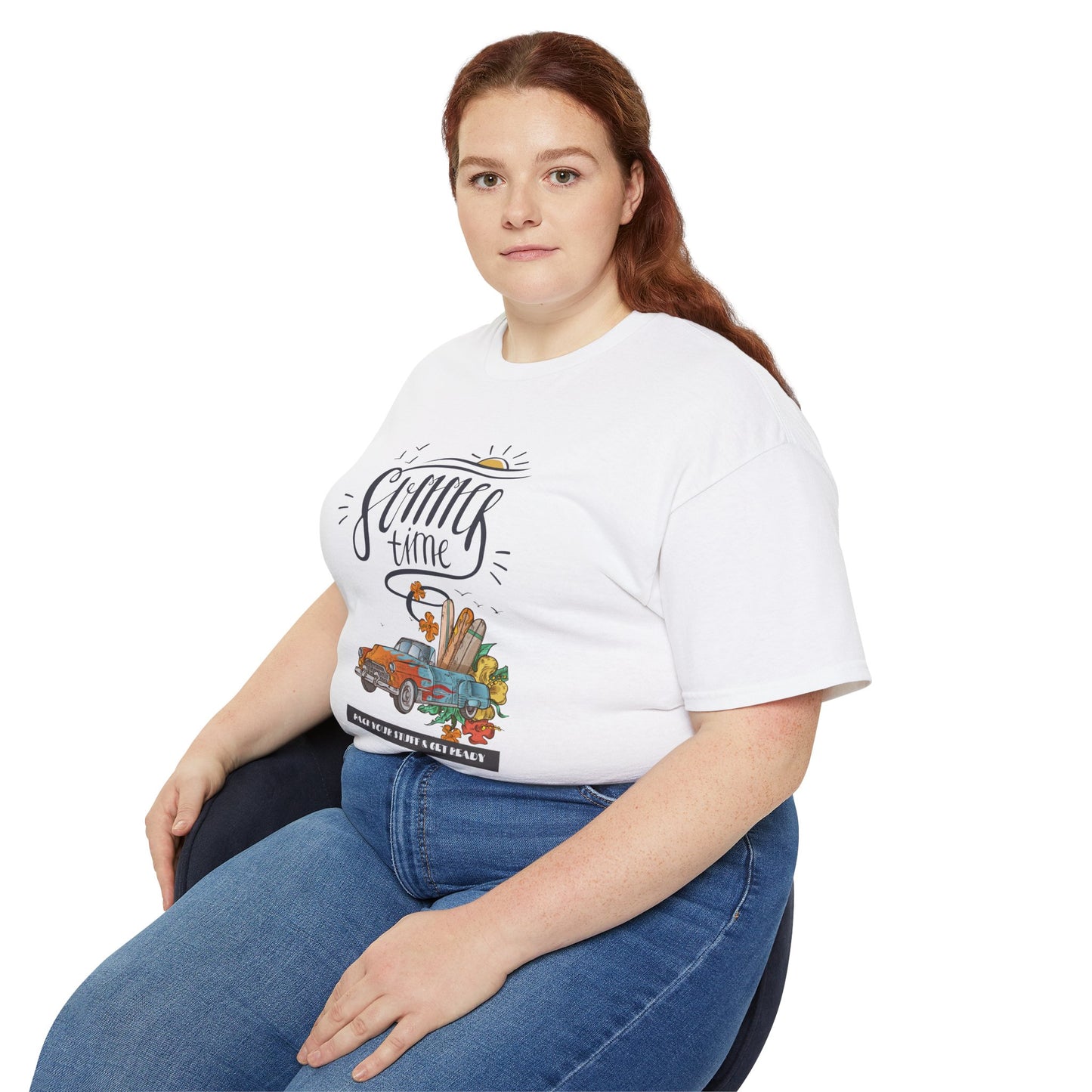 Summer Times Vintage Graphic Tee, Casual Summer Shirt, Beach Day Outfit, Gift for Travel Lovers, Unisex Cotton T-Shirt