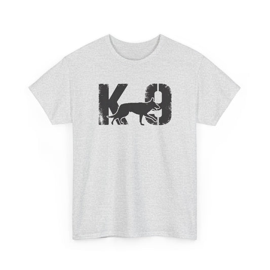 K-9 Dog Lover's Unisex Heavy Cotton Tee | T-Shirt for K-9 Handler | Dog Between K and 9 Design