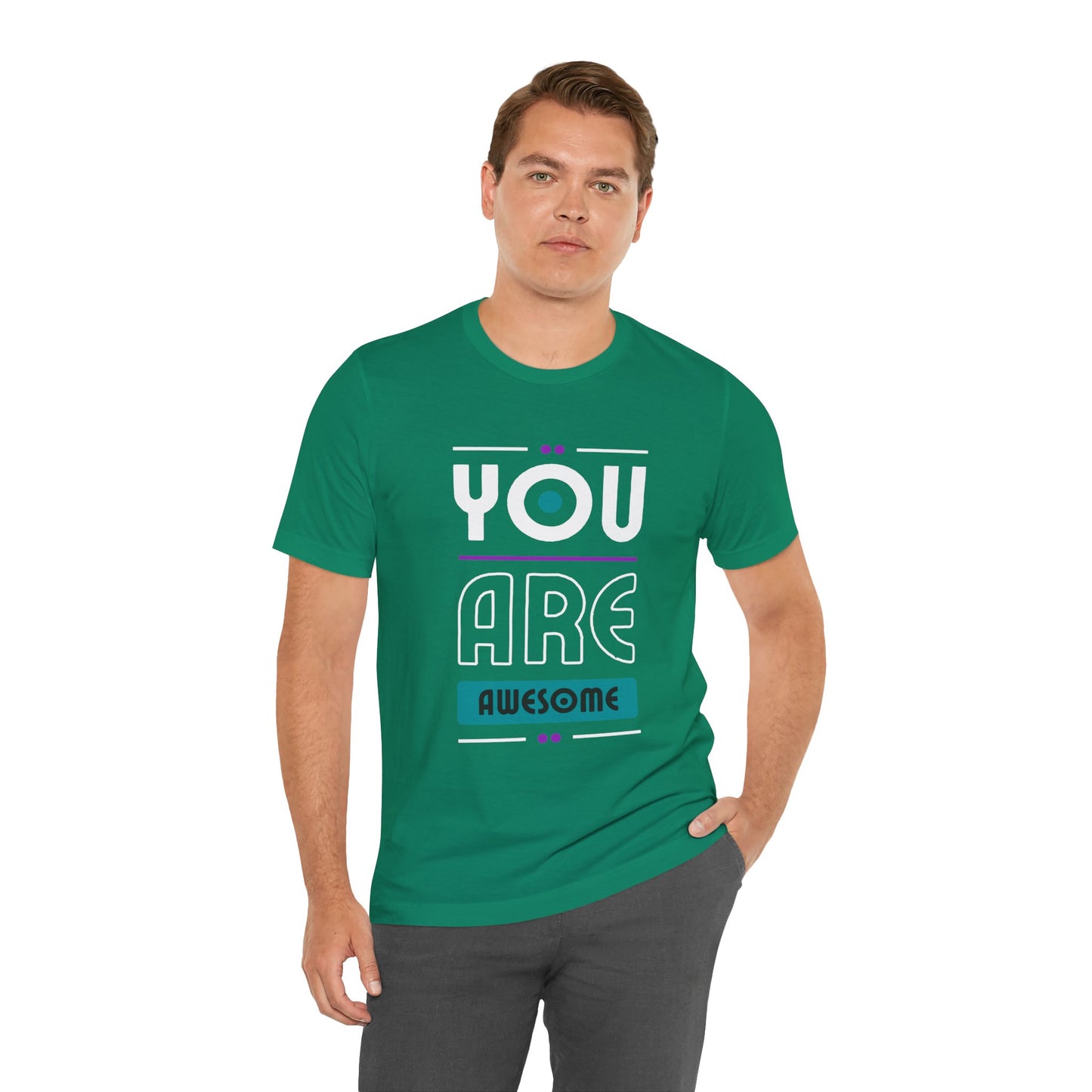 You Are Awesome Tee, Unisex Inspirational T-Shirt, Motivational Gift, Casual Wear, Birthday Gift, Summer Outfit
