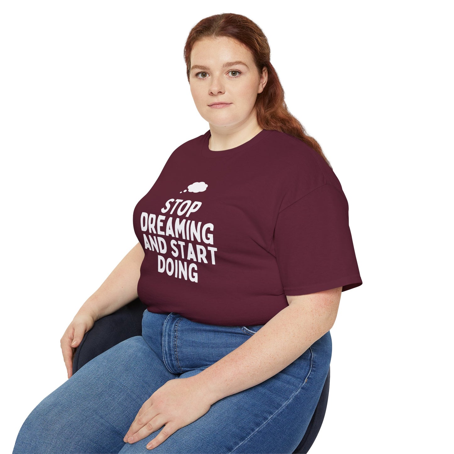 Motivational Quote T-Shirt - Unisex Ultra Cotton Tee, Dreamers, Doers, Positive Vibes, Inspirational Gift, Everyday Wear, Casual Style