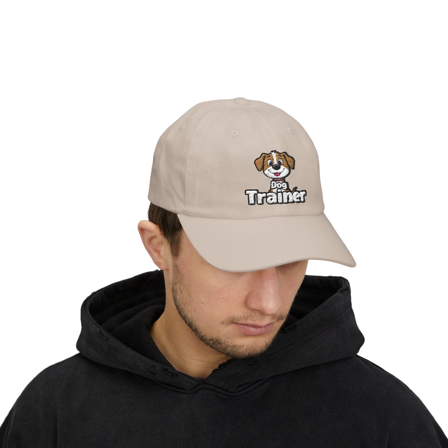 Embroidered Dog Trainer Classic Dad Cap Featuring a Cute Funny Dog  | Dog-themed Accessories
