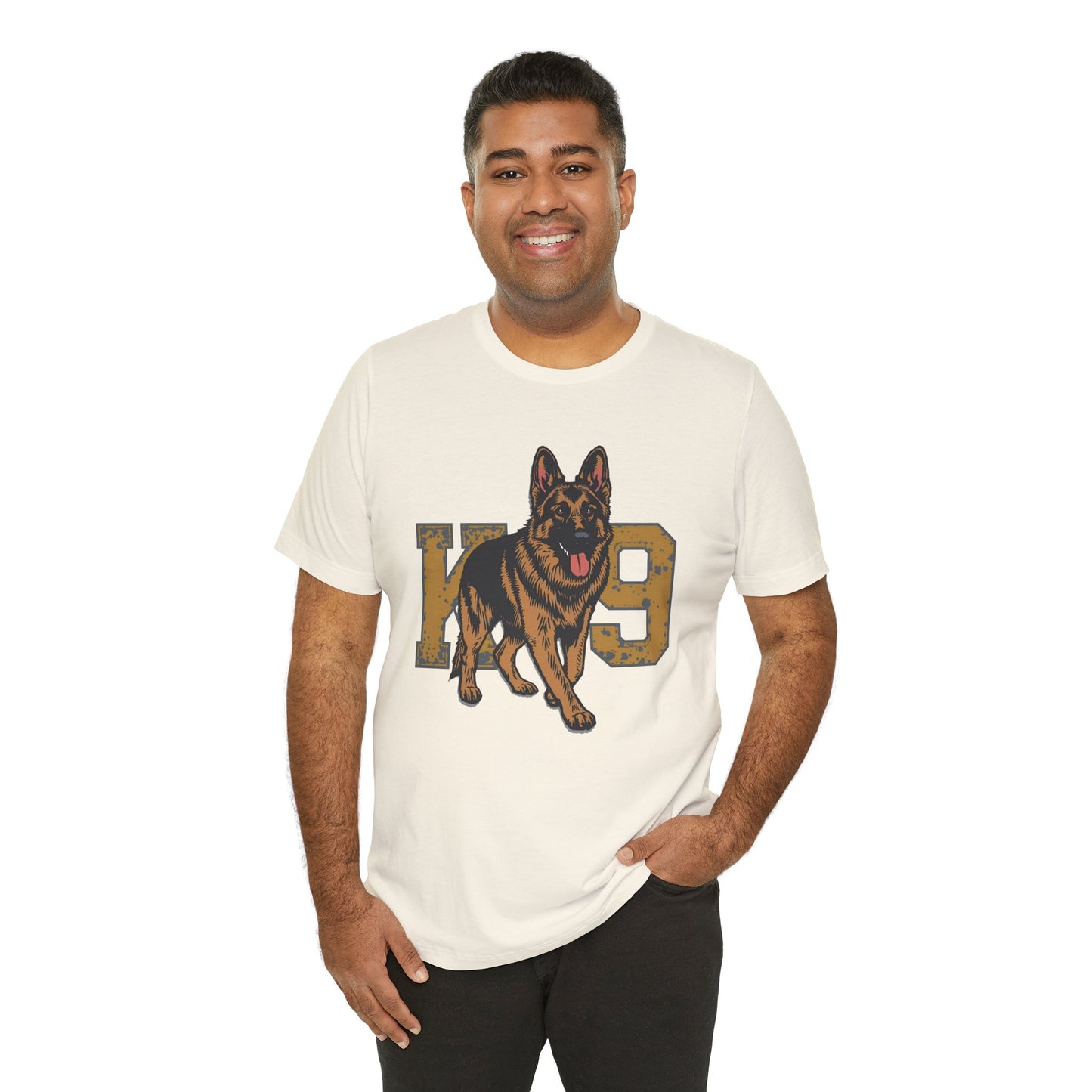 K9 Dog Lover German Shepherd Tee, Pet Owner Gift, Unisex Jersey Shirt