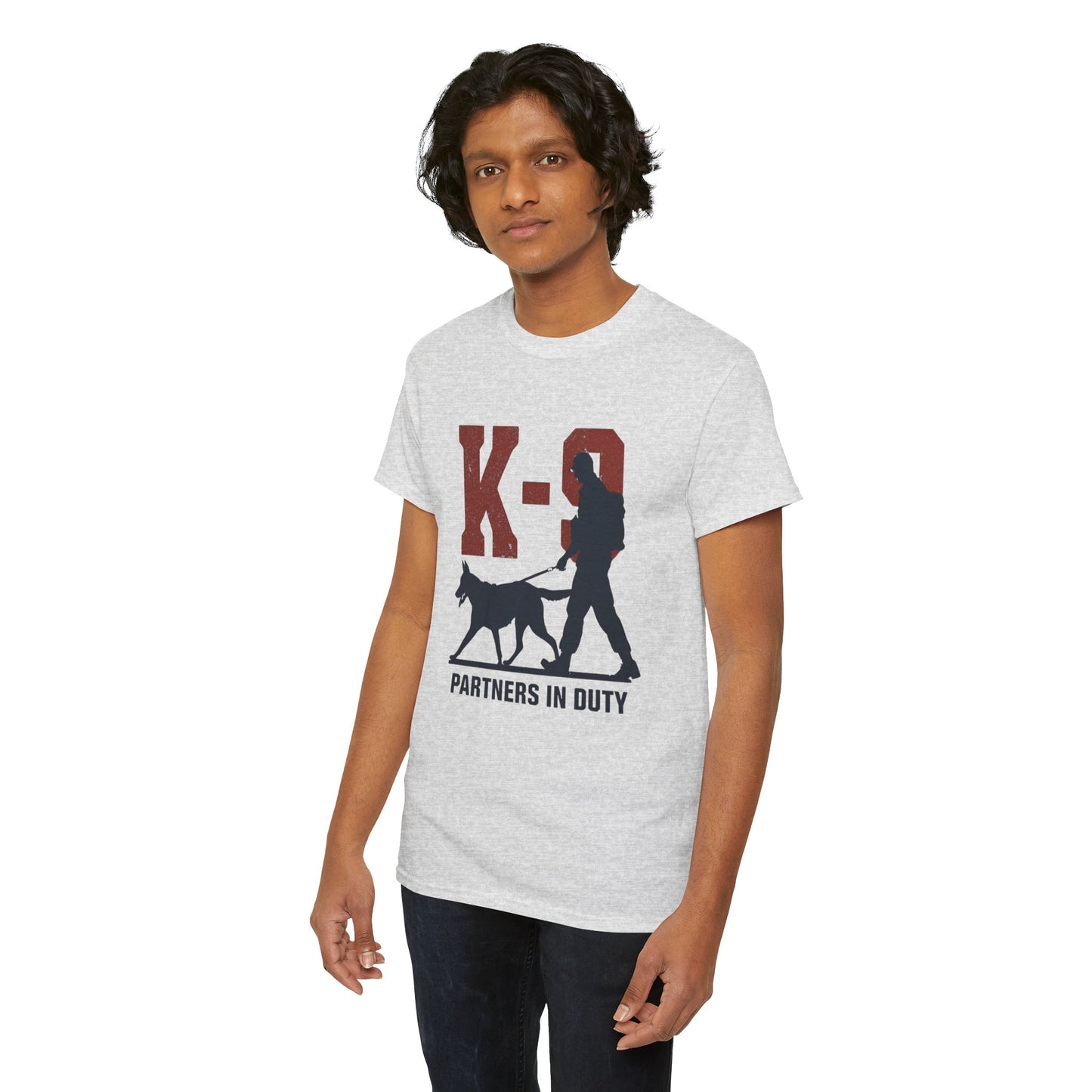 K-9 Partners in Duty Tee, Dog Handler T-Shirt, Dog Lover Tee, Police Dog Apparel, Dog Owner T-Shirt
