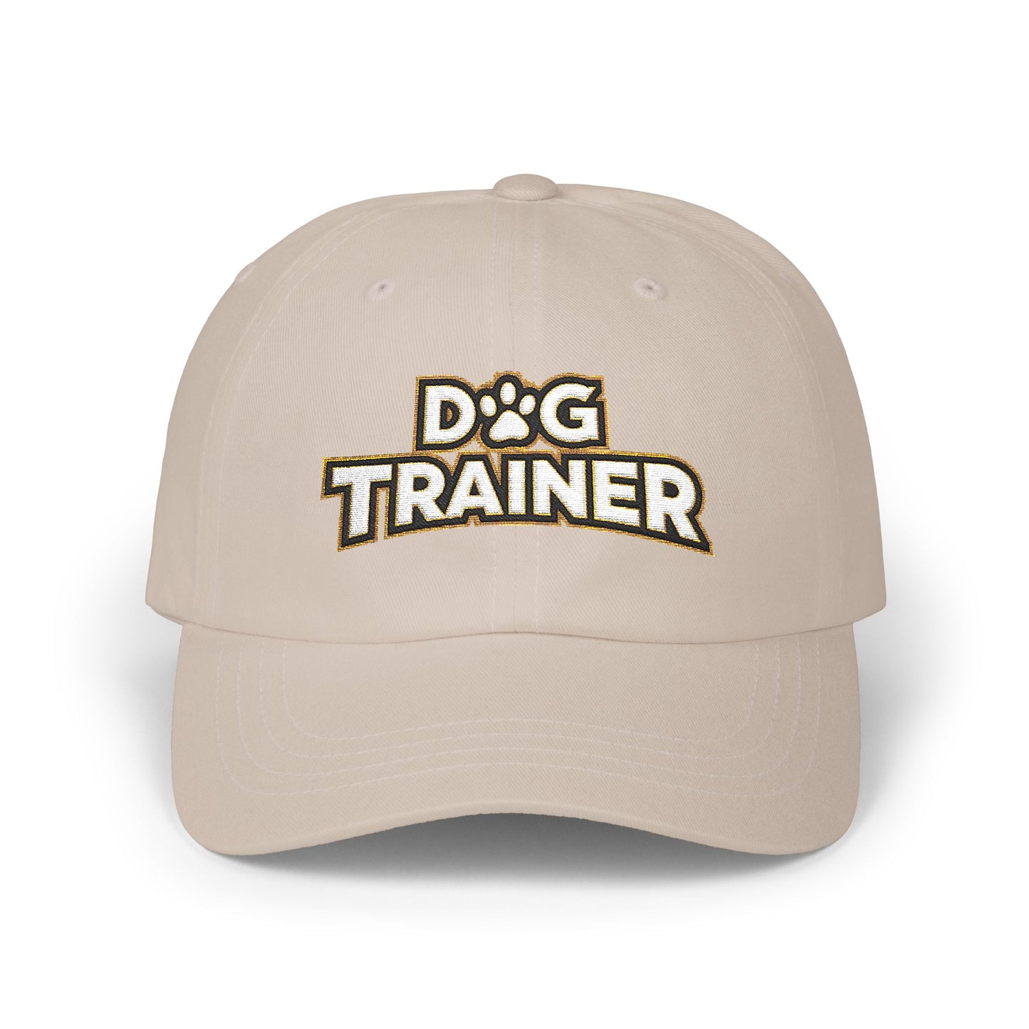 Embroidered Dog Trainer Classic Dad Cap, Adjustable Baseball Cap, Dog Owner Accessory