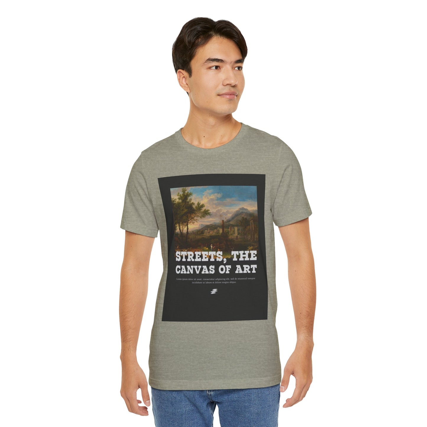 Artistic Graphic Tee - Streets, the Canvas of Art | Unisex Short Sleeve Shirt, Gift for Artists, Art Lovers, Casual Wear, Unique Gifts