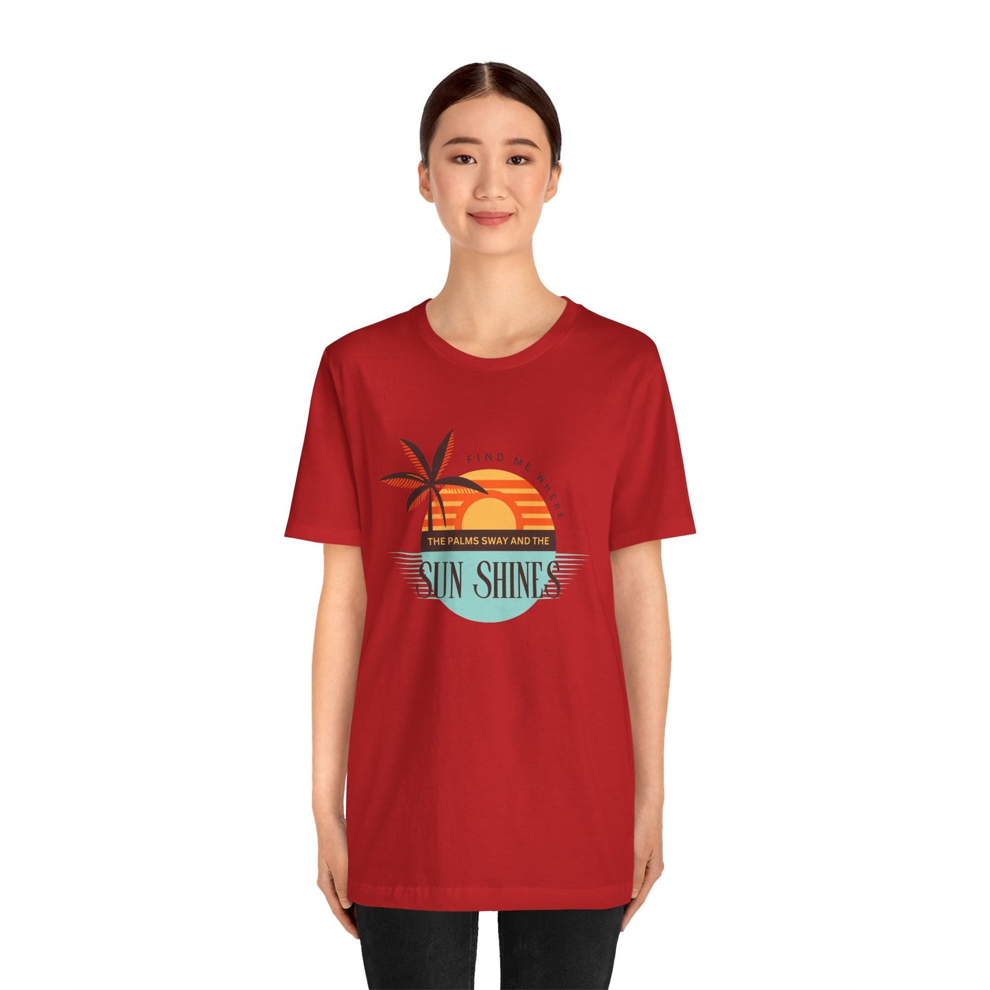Tropical Vibes Tee - Relaxing Beach Sunset Design for Travelers and Summer Lovers, Perfect Gift for Vacations, Beach Days, and Casual Style