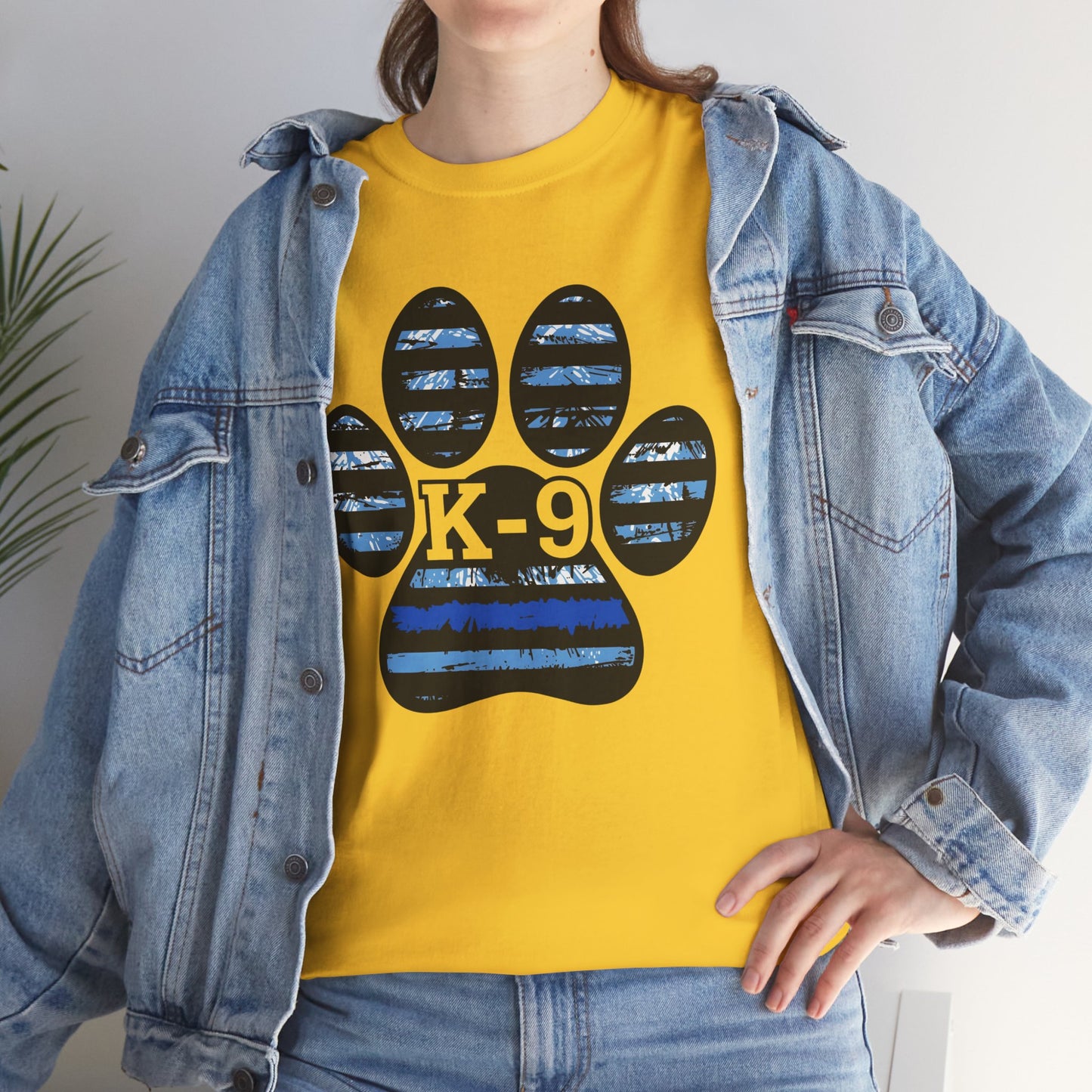 K-9 Paw Print Tee – Unisex Cotton Tee for Dog Lovers, Pet Owners, Animal Rescue Supporters