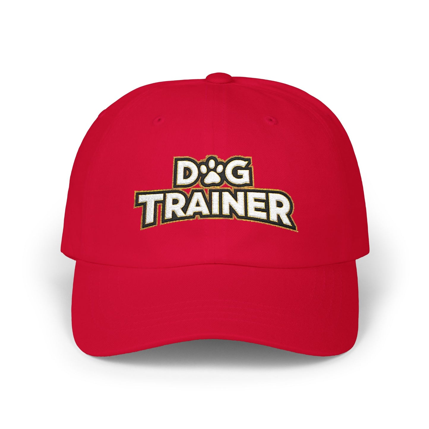Embroidered Dog Trainer Classic Dad Cap, Adjustable Baseball Cap, Dog Owner Accessory