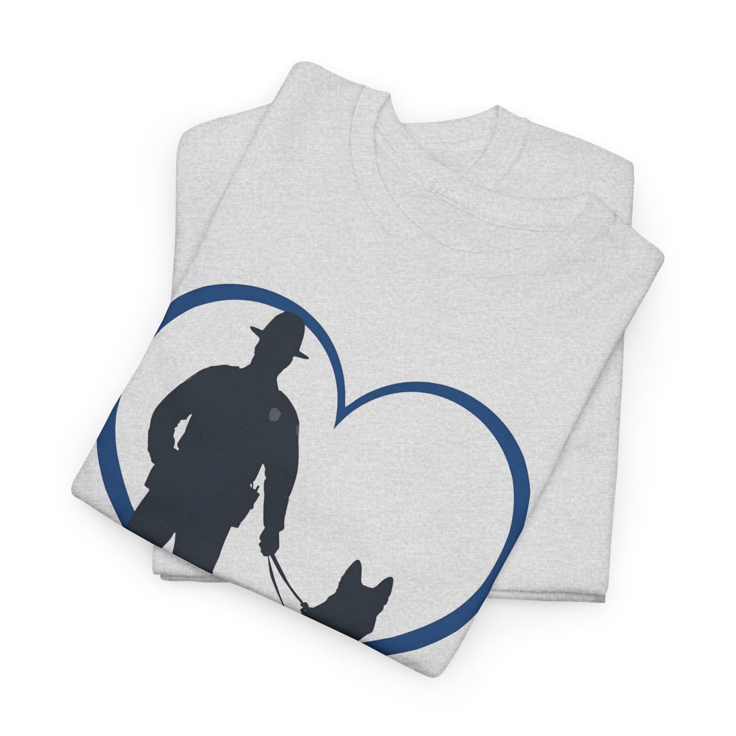 Heartfelt K-9 Unit Tee - Brothers In Duty | Police Officer Gift, Dog Lover Shirt, Law Enforcement Apparel