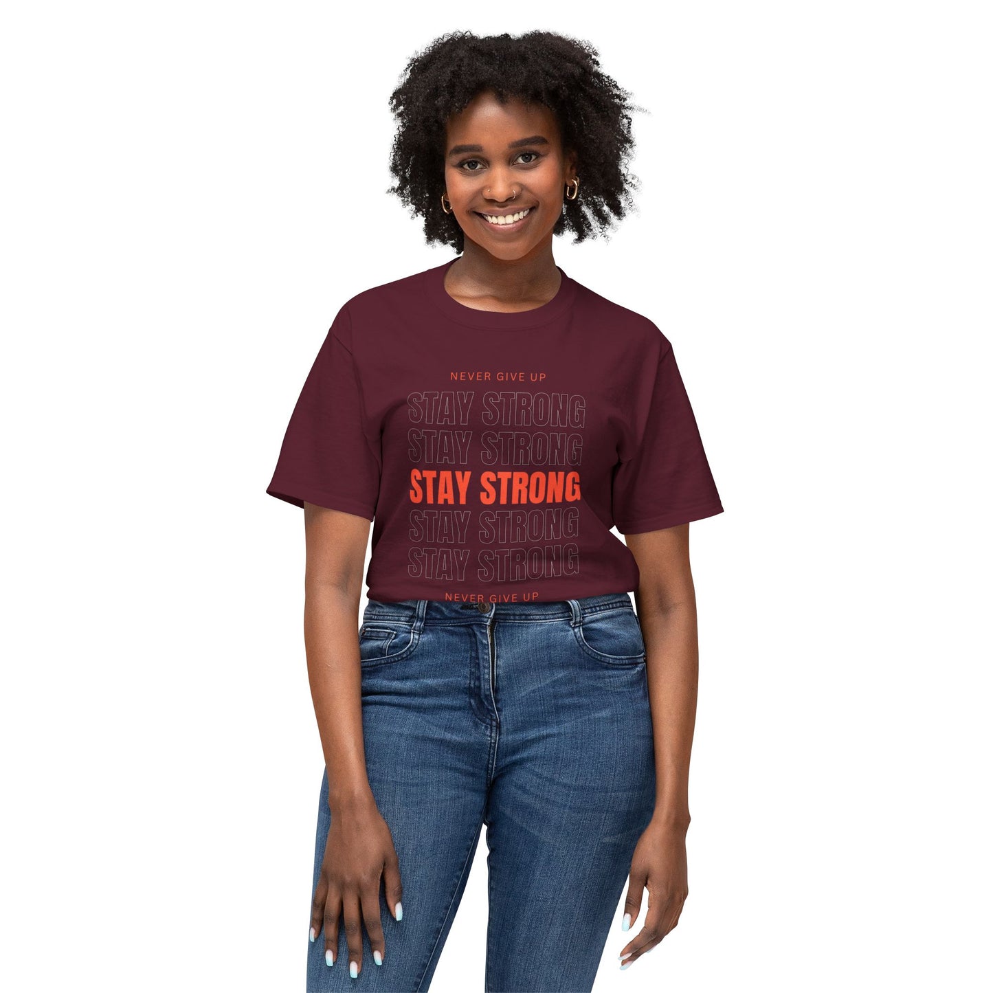 Stay Strong Motivational Unisex T-Shirt, Inspirational Tee, Gift for Fitness Lovers, Positive Affirmation Shirt, Self-Care Apparel