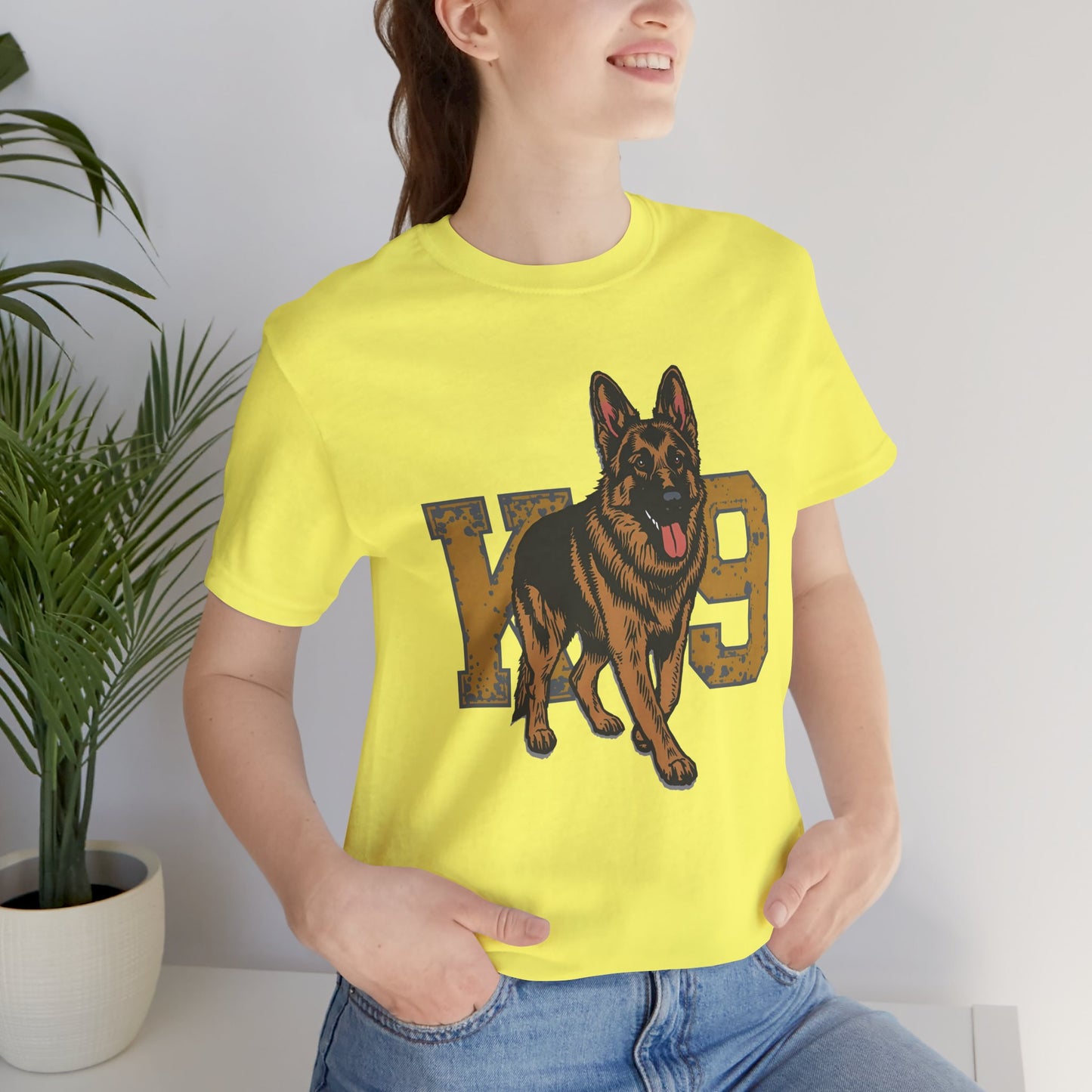 K9 Dog Lover German Shepherd Tee, Pet Owner Gift, Unisex Jersey Shirt