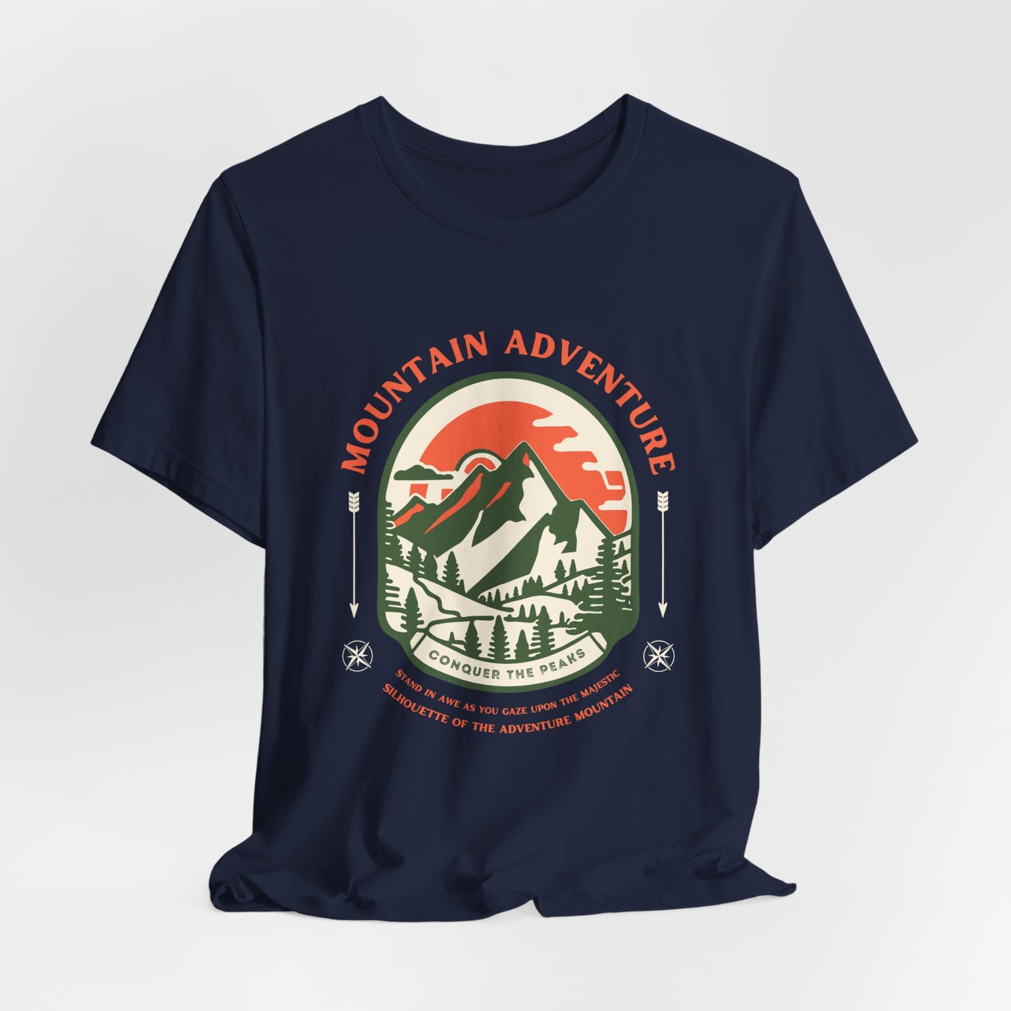 Mountain Adventure Unisex Tee, Outdoor Shirt, Camping Apparel, Hiking Gift, Nature Lover T-Shirt, Adventurer's Top