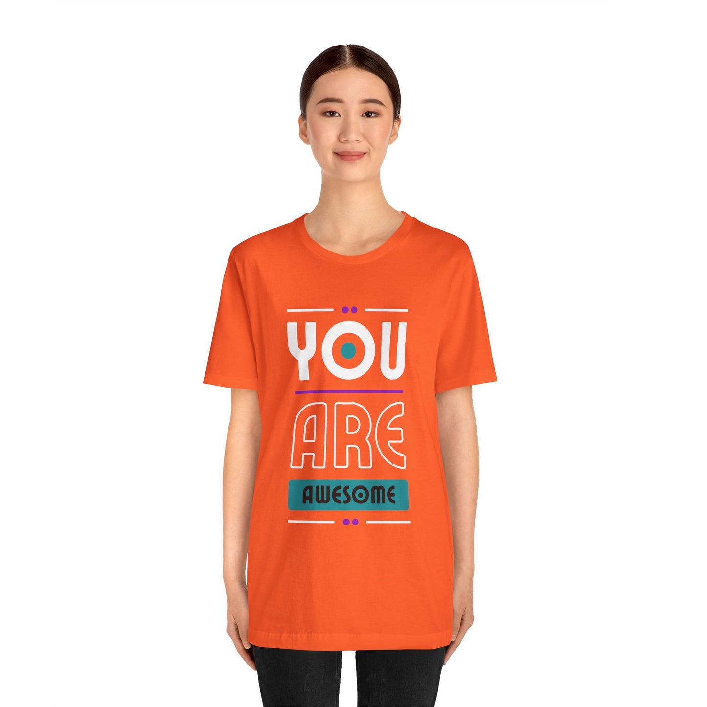 You Are Awesome Tee, Unisex Inspirational T-Shirt, Motivational Gift, Casual Wear, Birthday Gift, Summer Outfit