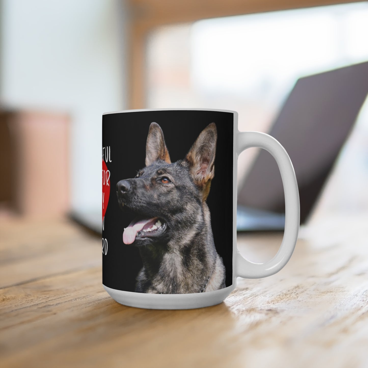 German Shepherd Love Mug 15oz - My Faithful Friend for Life