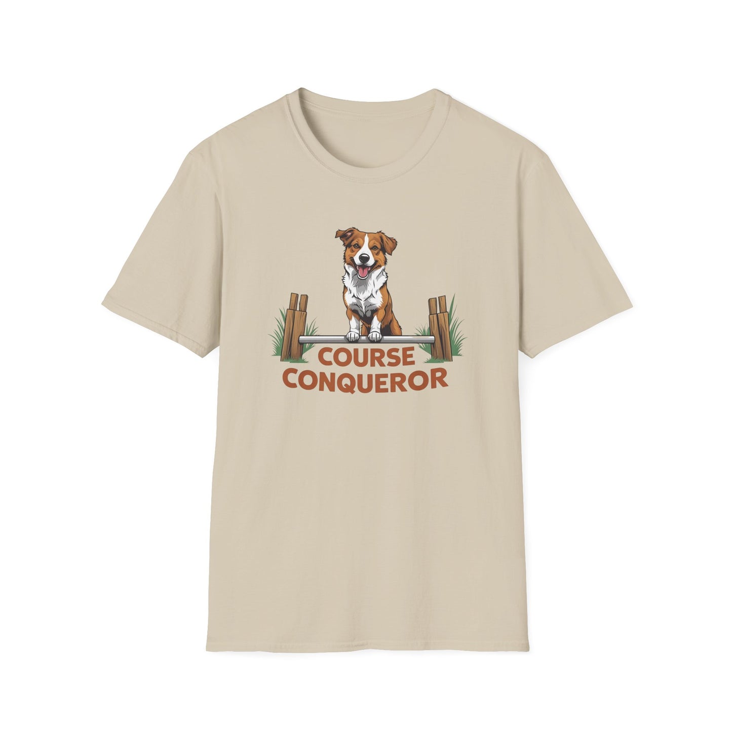 Course Conqueror Dog Training Shirt | Dog Owner Gift, Casual Wear, Funny Pet Apparel, Canine Enthusiast Top