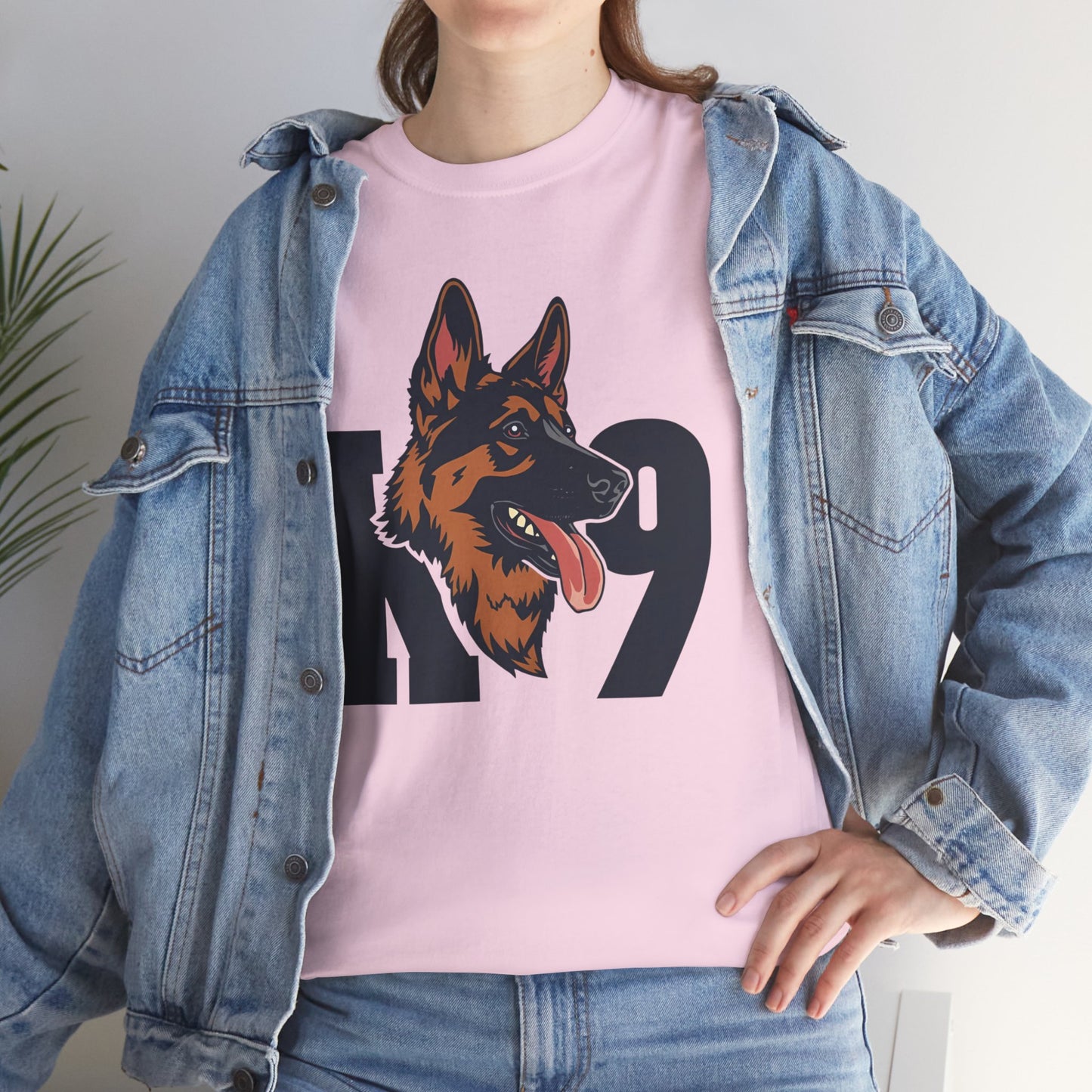 German Shepherd K9 Lover Unisex Heavy Cotton Tee | Dog Owner Gift, Dog Lover Apparel
